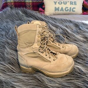 8" DESERT TEX ROUGH-OUT TAN Size 7